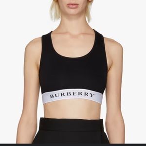 Burberry Black sports Bra